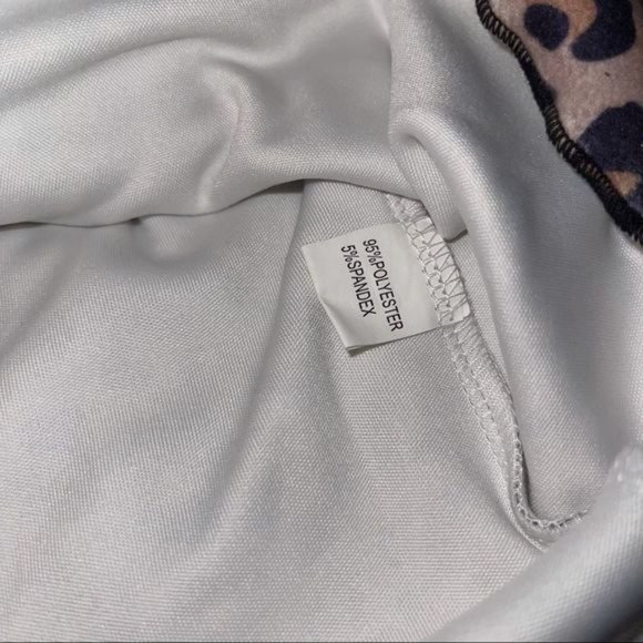 Cheetah Leopard Pajama Long Sleeve Top - Picture 5 of 7